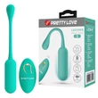 Távirányítós vibrációs tojás Pretty love lechies green