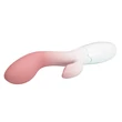Csiklókaros vibrátor Pretty Love Brigthy pink/white