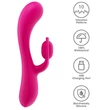 Csiklóizgatós szilikon vibrátor L'allure orbit rechargeable vibrator