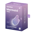 Léghullámos csiklóvibrátor Mermaid vibes violet/pink