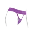 Távirányítós bugyi vibrátor - Ultimate g-spot butterfly strap-on purple