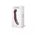 G-pontos vibrátor Titanz 8" silicone rechargeable vibrator in rubine red