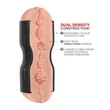 Maszturbátor vagina és ánusz Tight grip pussy & ass masturbator  black/light