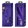 Csiklókaros puha szilikon g-pont vibrátor Pretty Love Thomas Purple II 20cm