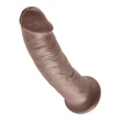 Realisztikus letapasztható dildó 9" cock  brown