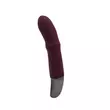 G-pontos tolófunkciós vibrátor Titanz 7" silicone rechargeable vibrator in rubine red