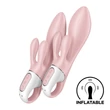 Felfújható végű nyuszi vibrátor Air Pump Bunny 3