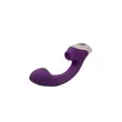 Léghullámos csiklóizgatós G-pontos vibrátor Titanz 8" silicone rechargeable vibrator in purple