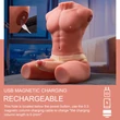 Férfi torzó maszturbátor Jason body ass masturbator and dildo thrusting