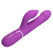 Masszírozógyöngyös csiklókaros vibrátor lila - Pretty Love Falin twinkled tenderness purple II