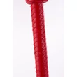 Bőr korbács Softy handle calf leather tails piros
