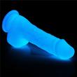 Világítós dildó tapadótalpas 7.5 lumino play silicone