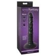 Letapasztható pénisz formájú lökő vibrátor Vibrating ass fucker black