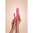 Csiklóizgatós tolomozgásos tölthető vibrátor Avery strawberry pink