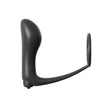 Análdugó péniszgyűrűvel vibrátoros Ass-gasm cockring vibrating plug black