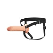 Üreges szilikon dildó hámmal 20 cm - 8" silicone hollow strap-on dual density