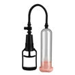 Péniszpumpa Beginner's pussy pump átlátszó, fekete színek, a punci testszínű