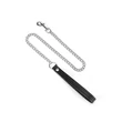 Nyakörv láncos pórázzal Black bond collar with leash