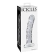 Üveg dildó áttetsző Icicles No. 62 clear