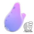 Léghullámos csiklóvibrátor Mermaid vibes violet/pink
