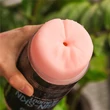 Realisztikus vagina és ánusz maszturbátor Virgin-skin blowout double side stroker vagina and anus