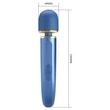 Masszírozó tölthető Pretty love colorful massager blue