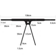 Vibrációs felcsatolható fekete herés dildó 19 cm -Vibrating easy strapon set 7.5'' black