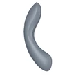 Három izgatású vibrátor Curvy trinity 1 kékesszürke 17,5 cm