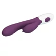 Csiklóizgató vibrátor fel-lemozgó gyönyggyel Pretty Love Andre purple