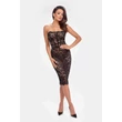 Fűzős csipke midiruha elasztikus Catalyst lace up midi dress - M