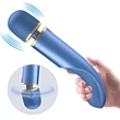 Masszírozó tölthető Pretty love colorful massager blue