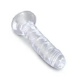 King Cock színtelen dildó 15 cm