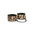 Műbőr Bdsm szett 13 darabos leopárd mintás Vivid leopard print soft bondage 