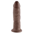 Realisztikus letapasztható dildó 9" cock  brown