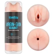 Realisztikus vagina és ánusz maszturbátor Virgin-skin blowout double side stroker vagina and anus