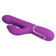 Masszírozógyöngyös csiklókaros vibrátor lila - Pretty Love Falin twinkled tenderness purple II