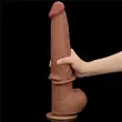 Ultrarealisztikus dildó 13.5 king sized sliding skin dual layer dildo