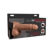 Felcsatolható pénisz vibrátor 18 cm Hollow strap-on with remote