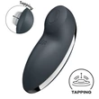 Csiklóizgató vízálló 11 programmal Tap & climax 2 (grey)