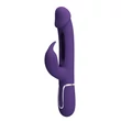 Csiklókaros nyelves vibrátor sötét lila - Pretty Love Kampas twinkled tenderness purple