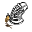 Rácsos pénisz bilincs acélból Metal chastity cage