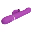 Masszírozógyöngyös csiklókaros vibrátor lila - Pretty Love Falin twinkled tenderness purple II