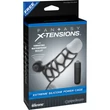 Pénisz ketrec szilikonból Extreme silicone power cage  black