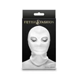 Maszk Fetish & fashion - eyes hood - white - alternate package szemnyílással