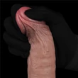 Realisztikus 9.5" real softee rechargeable silicone vibrátor tölthető