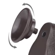 Letapaszható dildó 7.5'' sliding skin dual layer dong fekete iii