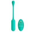 Távirányítós vibrációs tojás Pretty love lechies green
