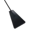 Paskoló szőrme simogatóval Feather crop fekete 53 cm