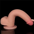 Letapasztható 9'' sliding skin dual layer dildó testszínű