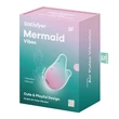 Léghullámos csiklóizgató Mermaid vibes mint/pink